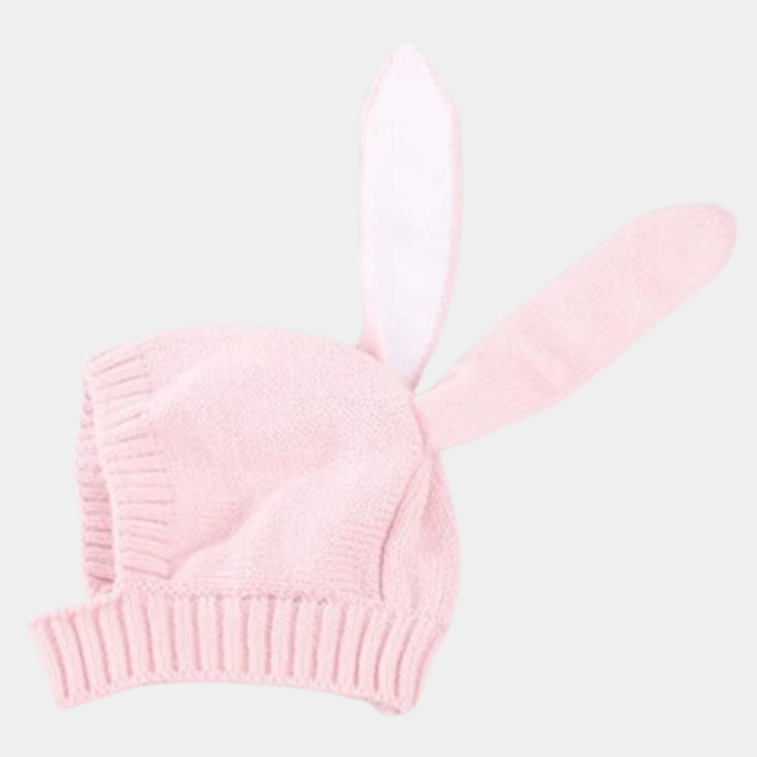 Cagoule Bébé Lapin Rose