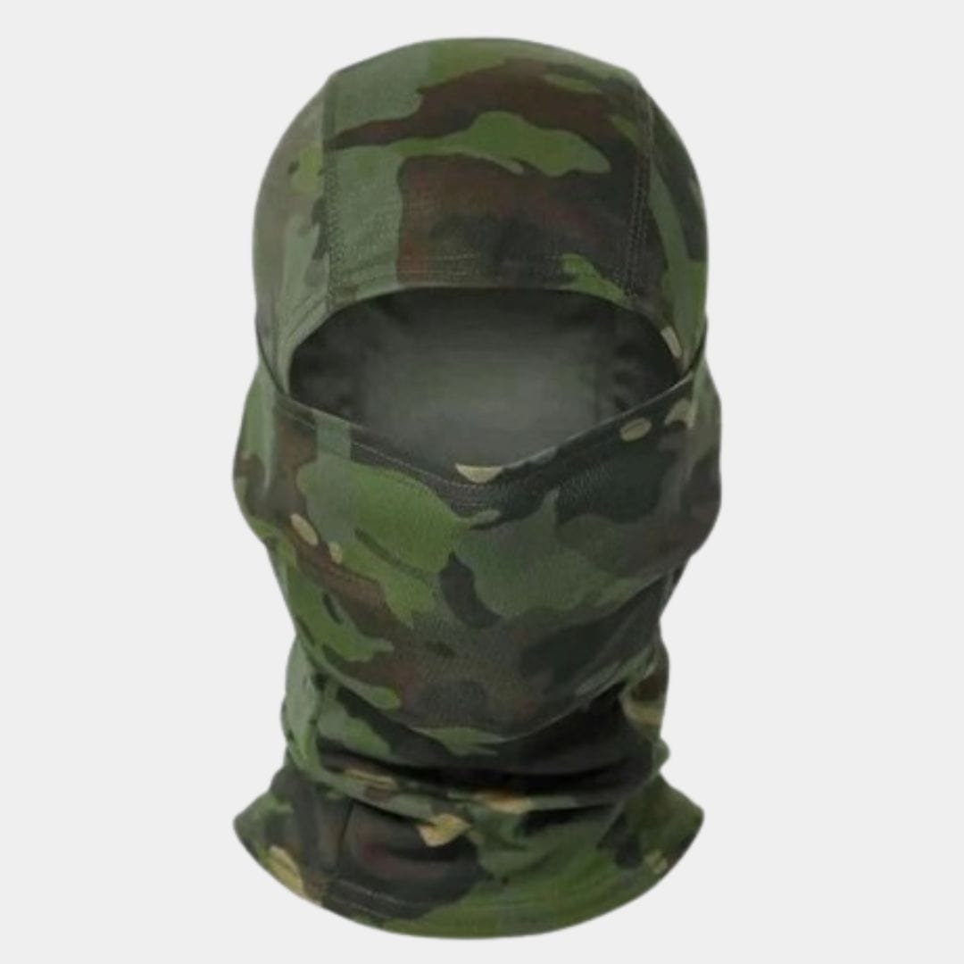 Cagoule Camouflage Militaire Verte