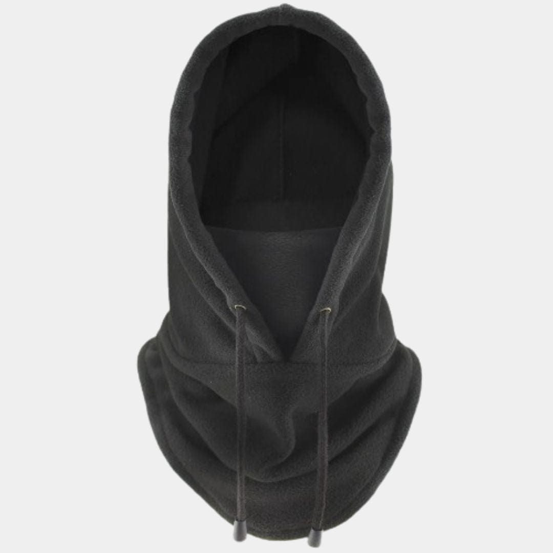 Cagoule Capuche Tricot Noire